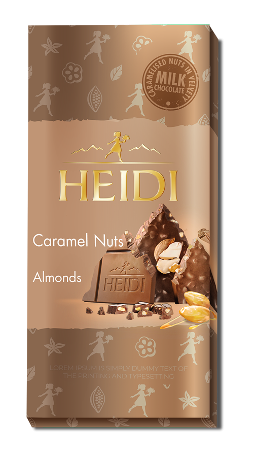 Caramel Nuts Almonds 80g