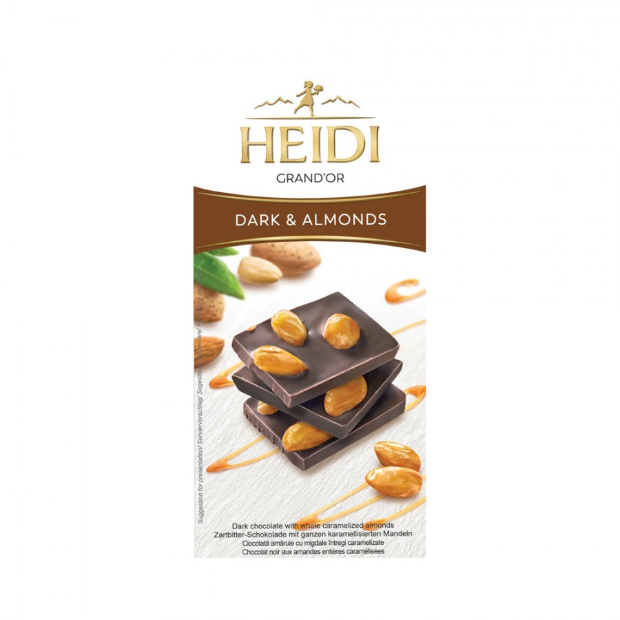 Grand'Or Dark & Almonds 100g