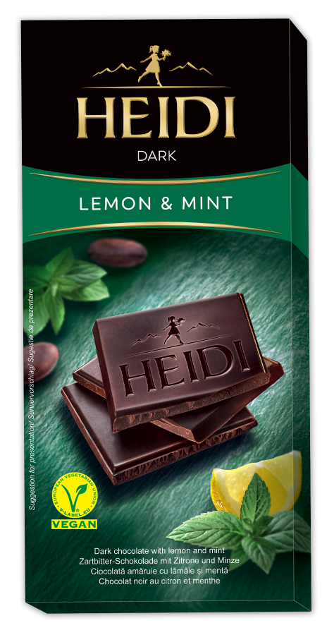Dark Mint & Lemon 80g
